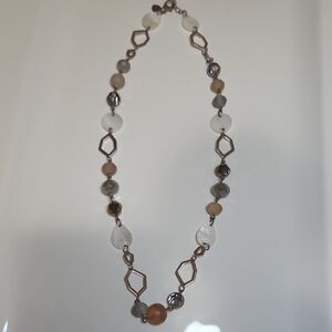 Elegant Multi-Color Geometric Necklace